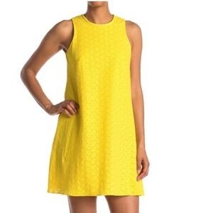 Calvin Klein Eyelet Patterned Dress